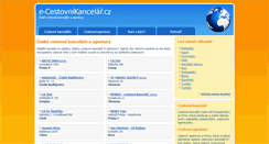 Desktop Screenshot of e-cestovnikancelar.cz